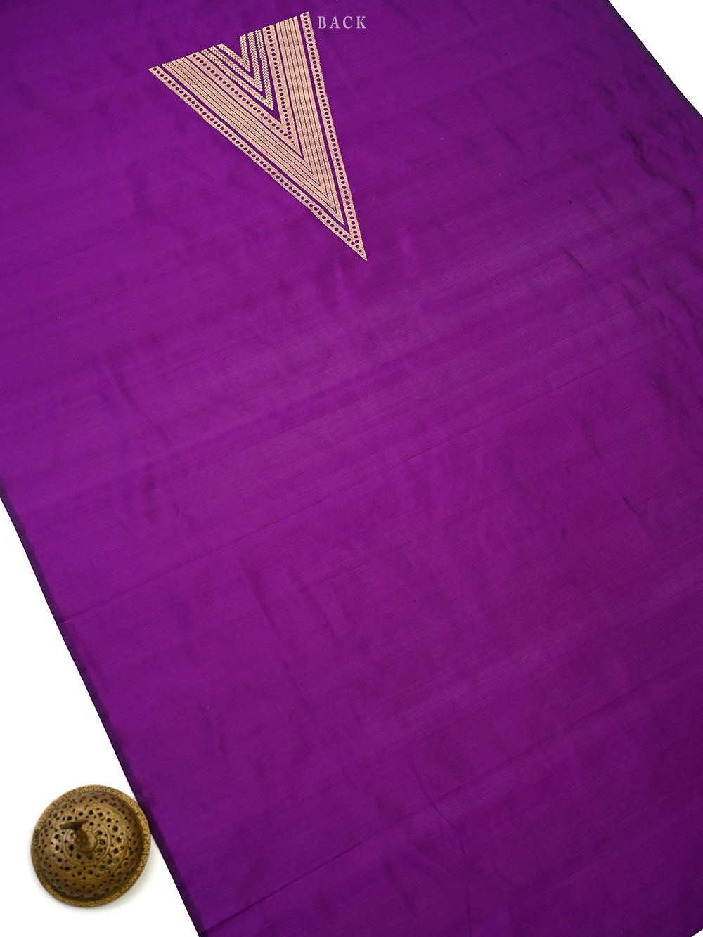 Purple Katan Silk Handloom Banarasi Co-Ord Set - Sacred Weaves