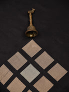 Black Sona Roopa Booti Katan Silk Handloom Banarasi Suit - Sacred Weaves