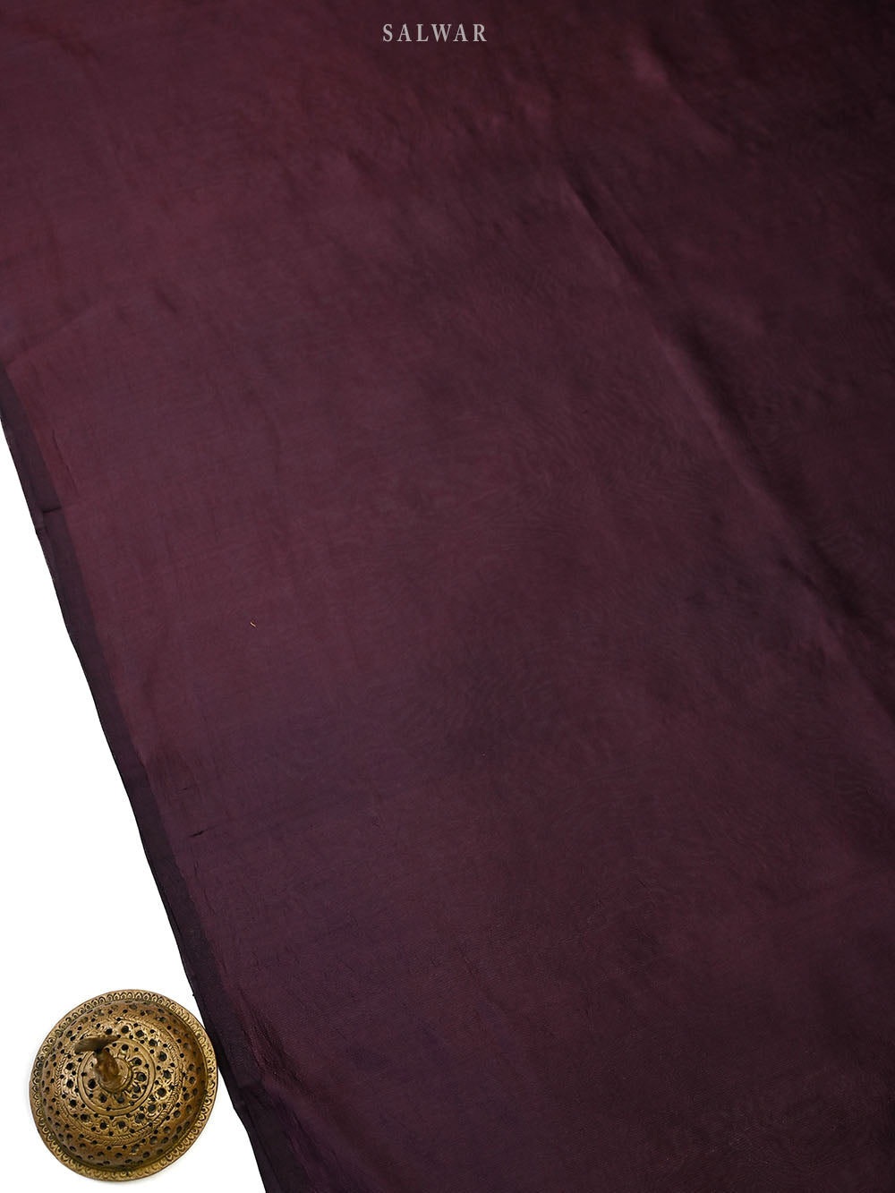 Wine Katan Silk Handloom Banarasi Co-Ord Set - Sacred Weaves