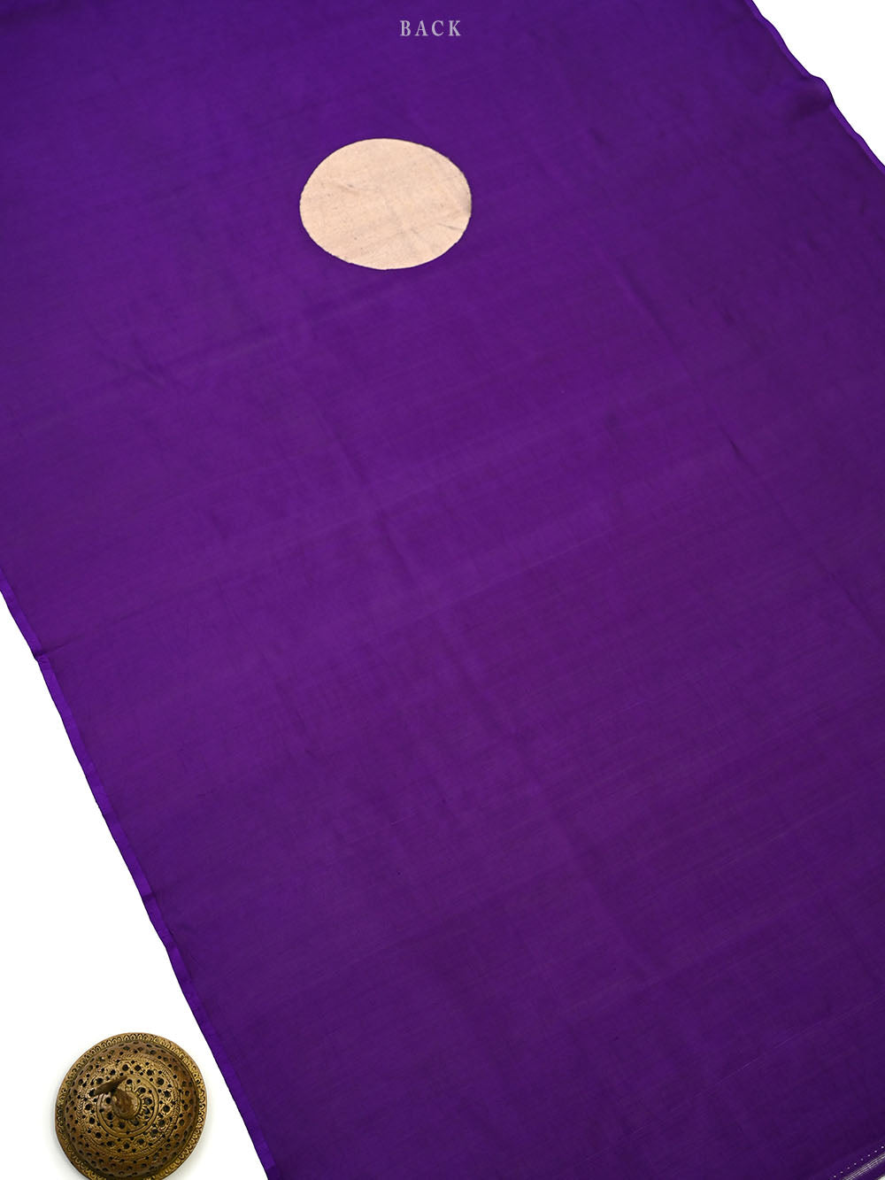 Dark Purple Katan Silk Handloom Banarasi Co-Ord Set - Sacred Weaves