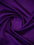 Dark Purple Katan Silk Handloom Banarasi Co-Ord Set - Sacred Weaves