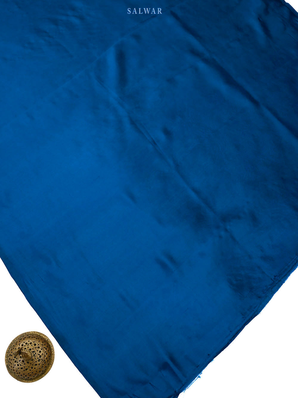 Blue Katan Silk Handloom Banarasi Co-Ord Set - Sacred Weaves