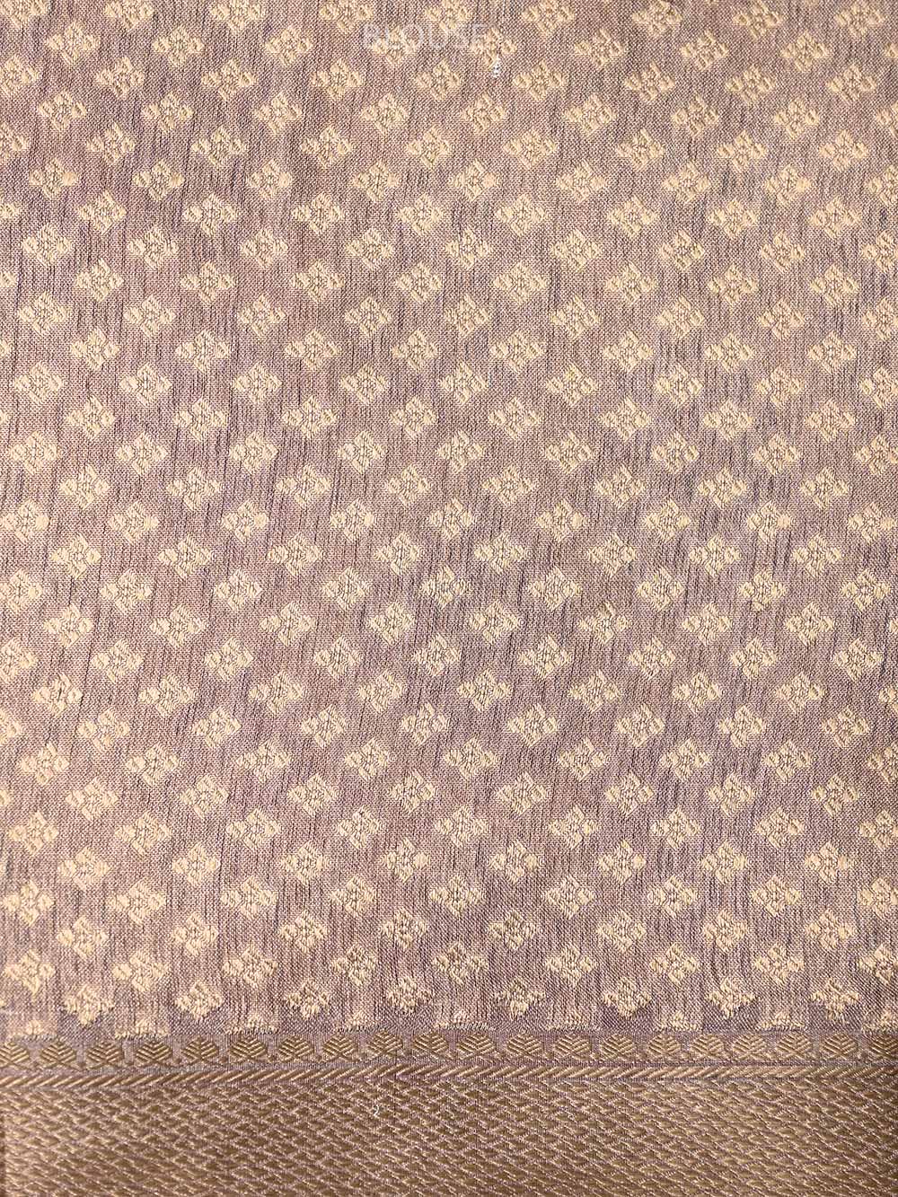 Pastel Lilac Tissue Handloom Banarasi Saree - Sacred Weaves