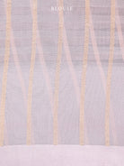 Powder Pink Organza Handloom Banarasi Saree - Sacred Weaves