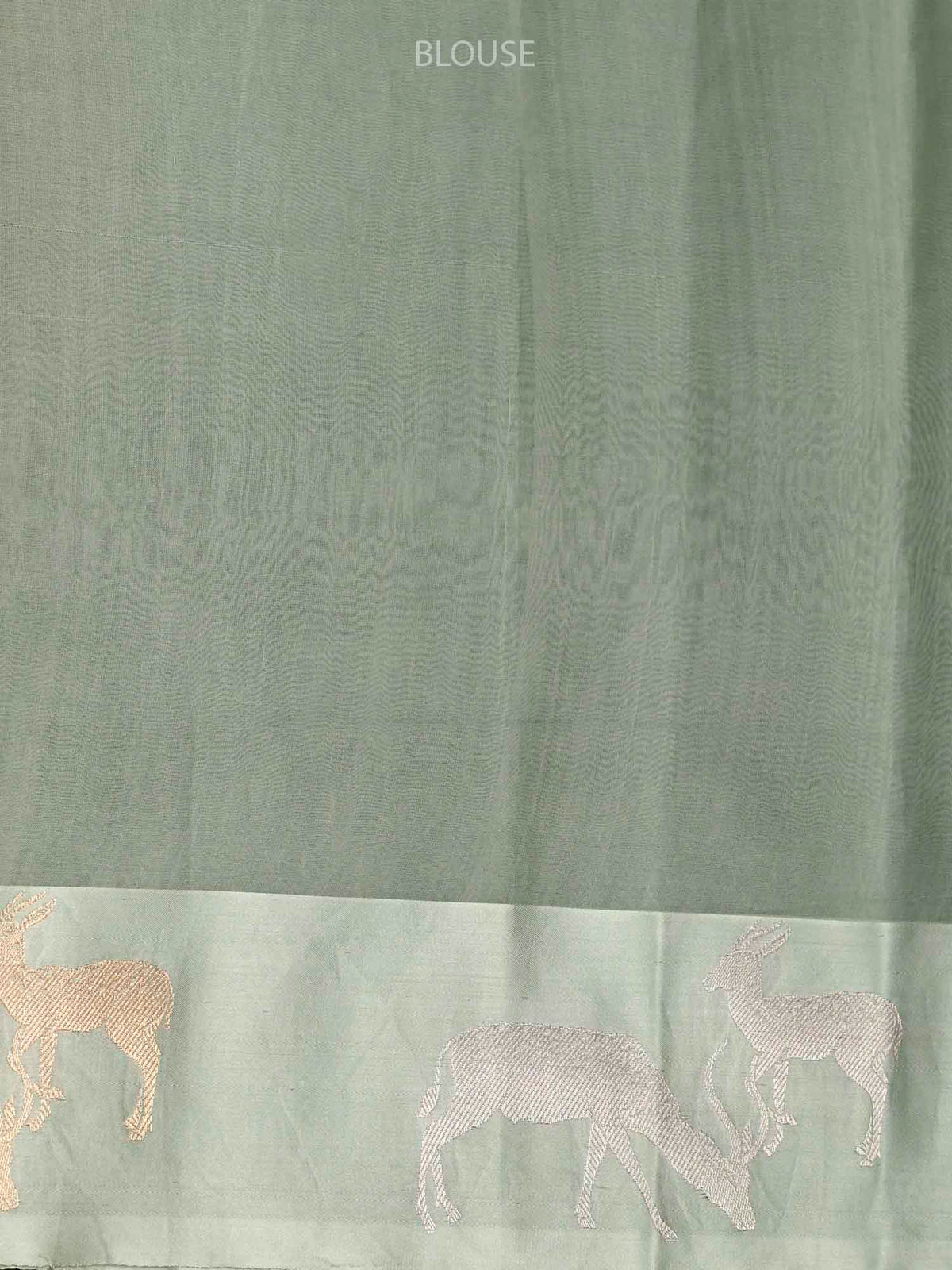 Pista Green Booti Organza Handloom Banarasi Saree - Sacred Weaves