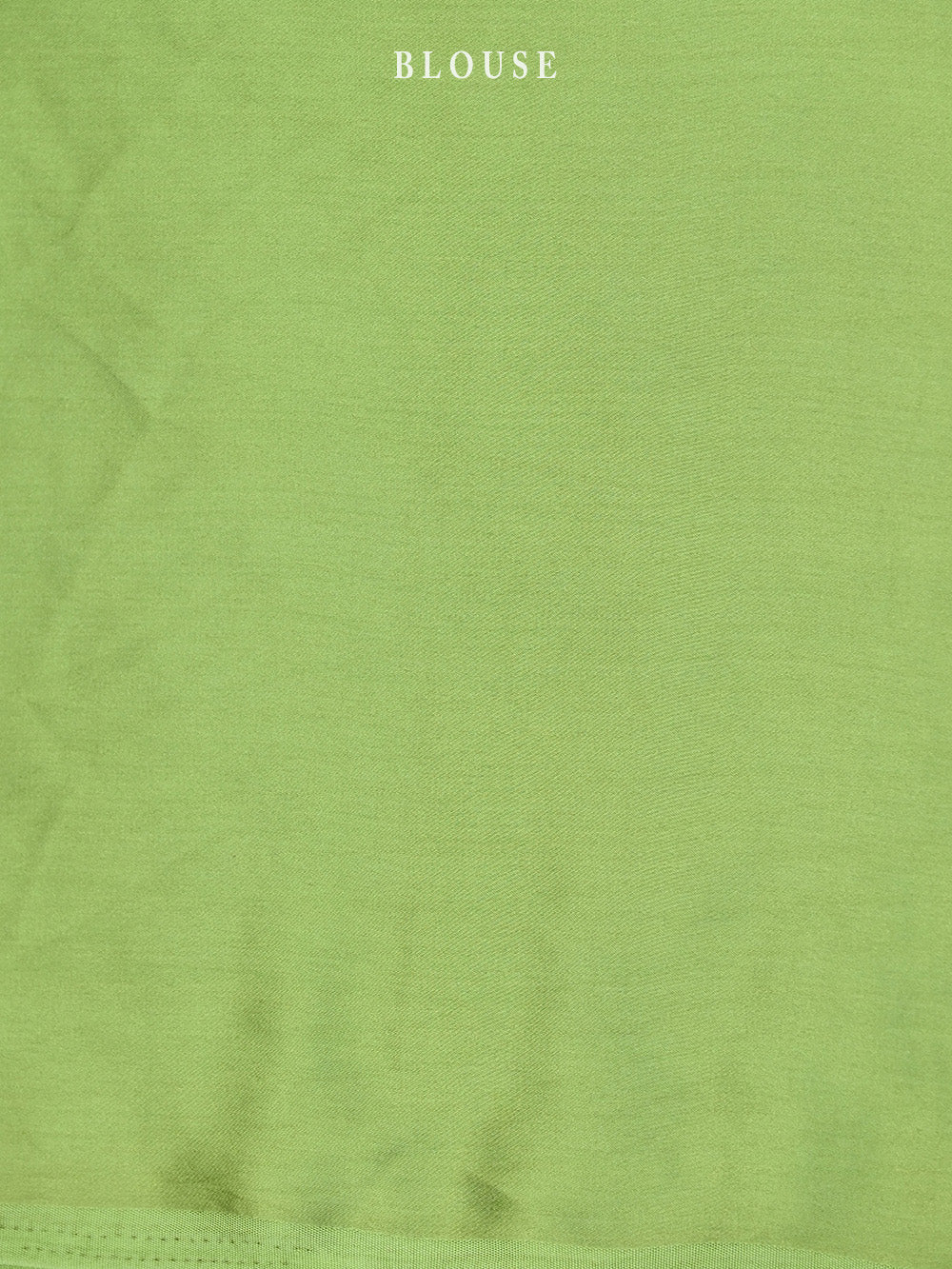 Green Plain Organza Handloom Saree - Sacred Weaves