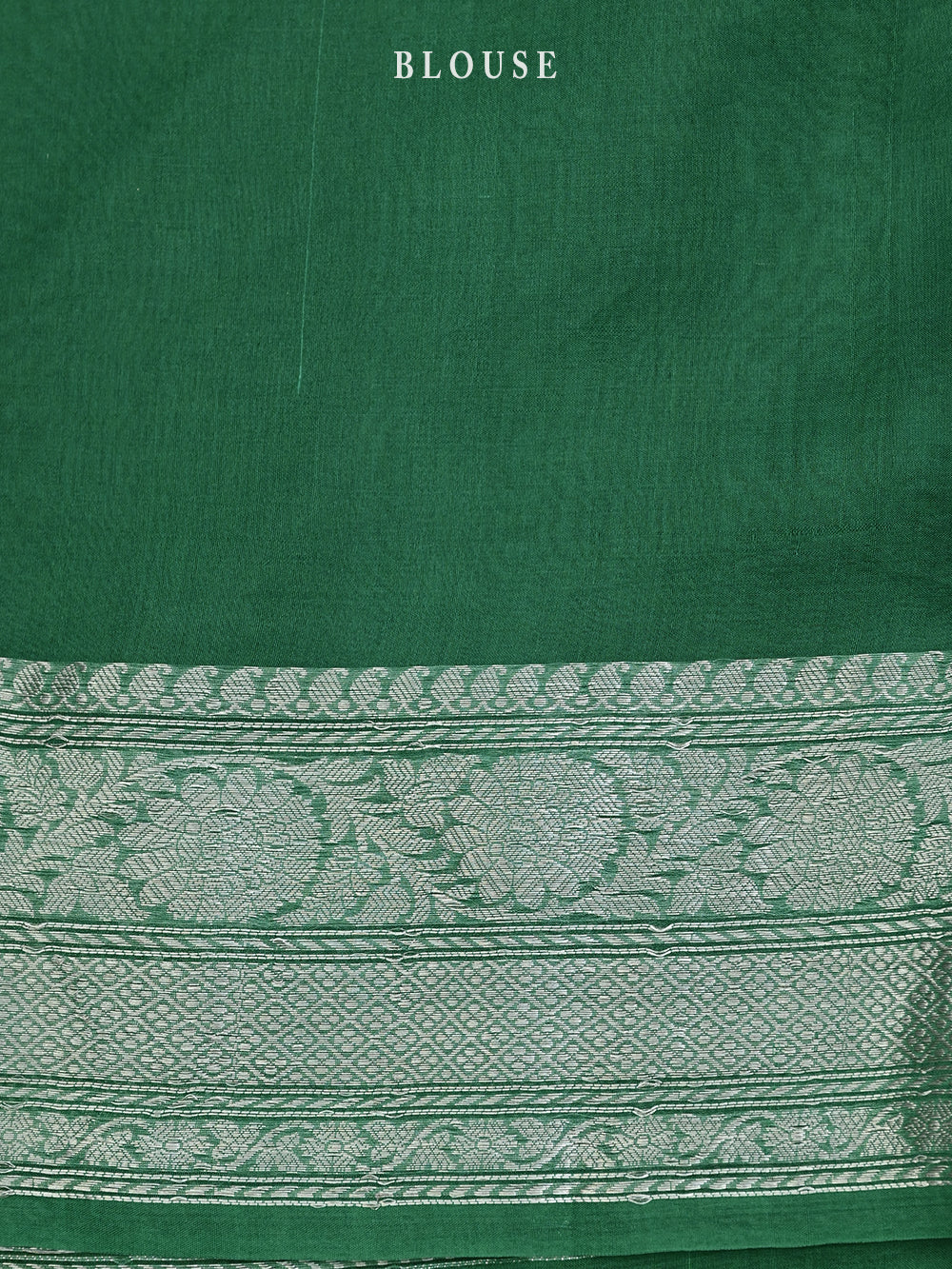 Dark Green Konia Organza Handloom Banarasi Saree - Sacred Weaves