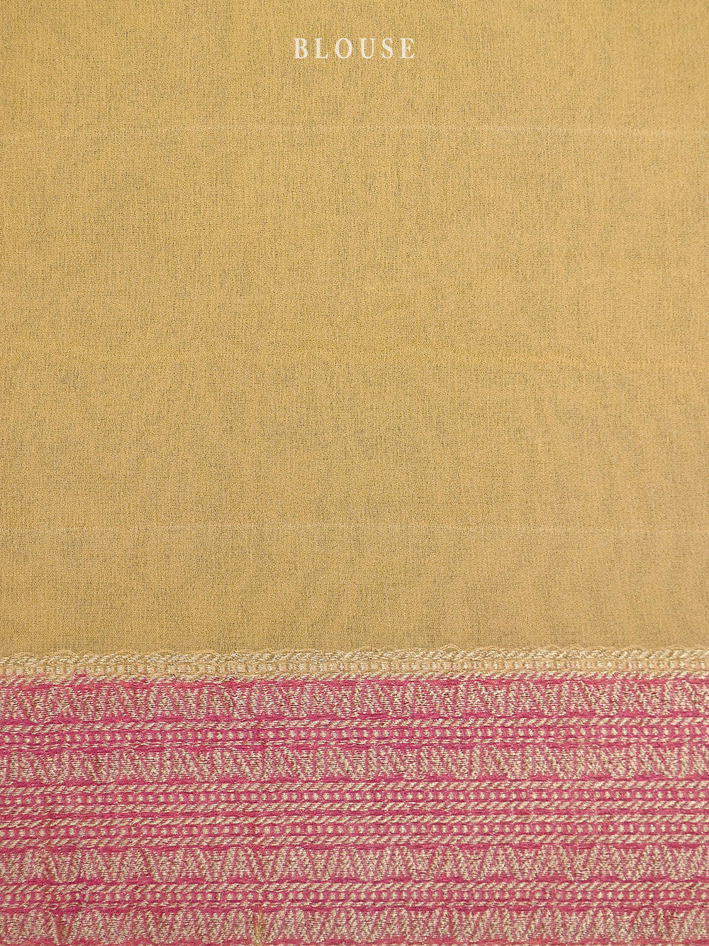 Pastel Peach Rangkat Khaddi Georgette Handloom Banarasi Saree - Sacred Weaves