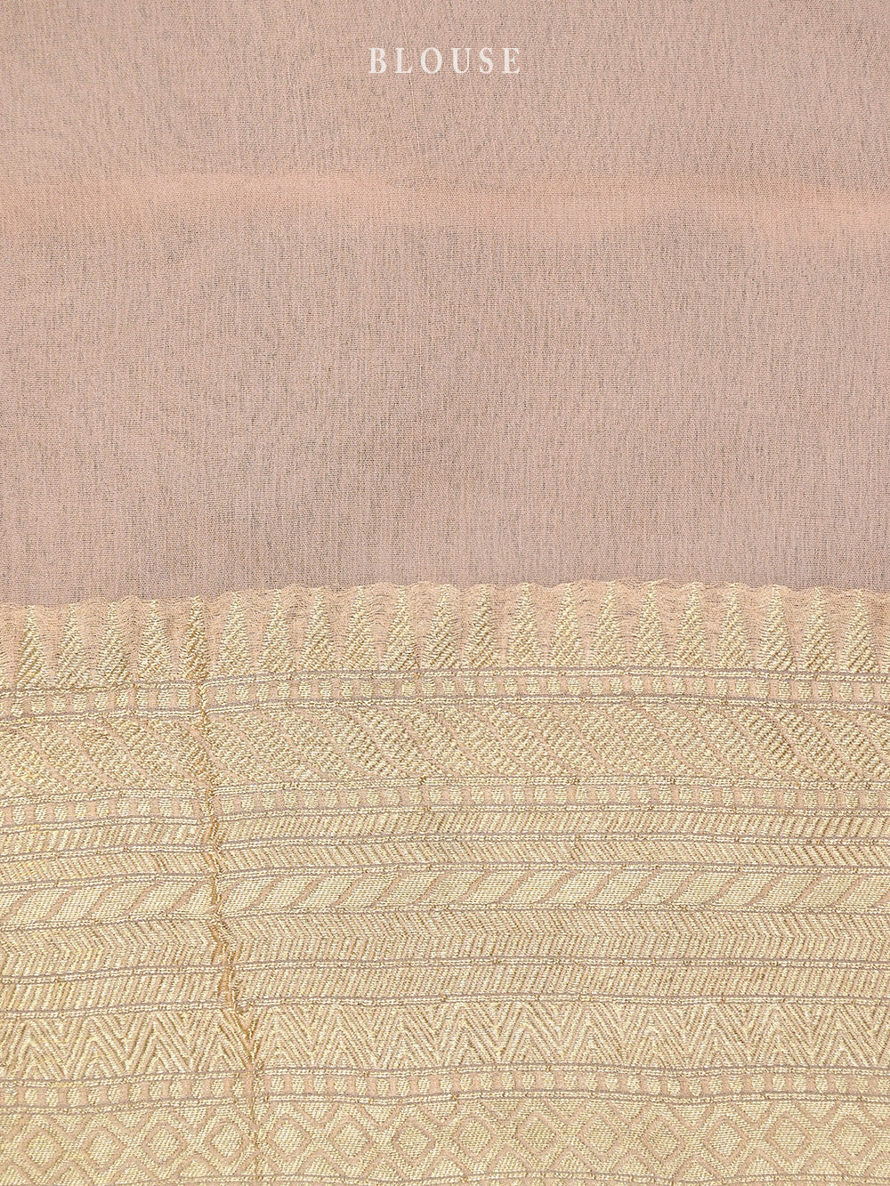 Pastel Pink Grey Rangkat Khaddi Georgette Handloom Banarasi Saree