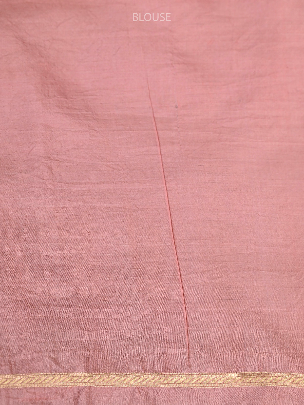 Light Pink Katan Silk Brocade Handloom Banarasi Saree - Sacred Weaves