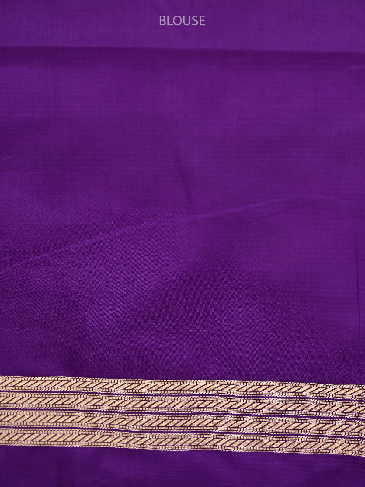 Purple Katan Silk Brocade Handloom Banarasi Saree - Sacred Weaves