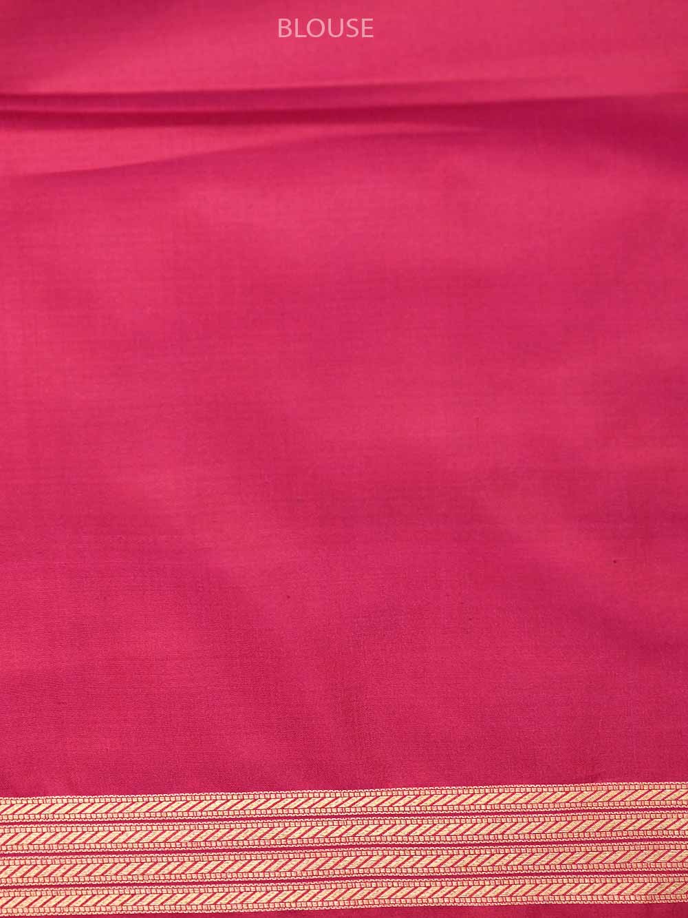 Pink Red Katan Silk Brocade Handloom Banarasi Saree - Sacred Weaves