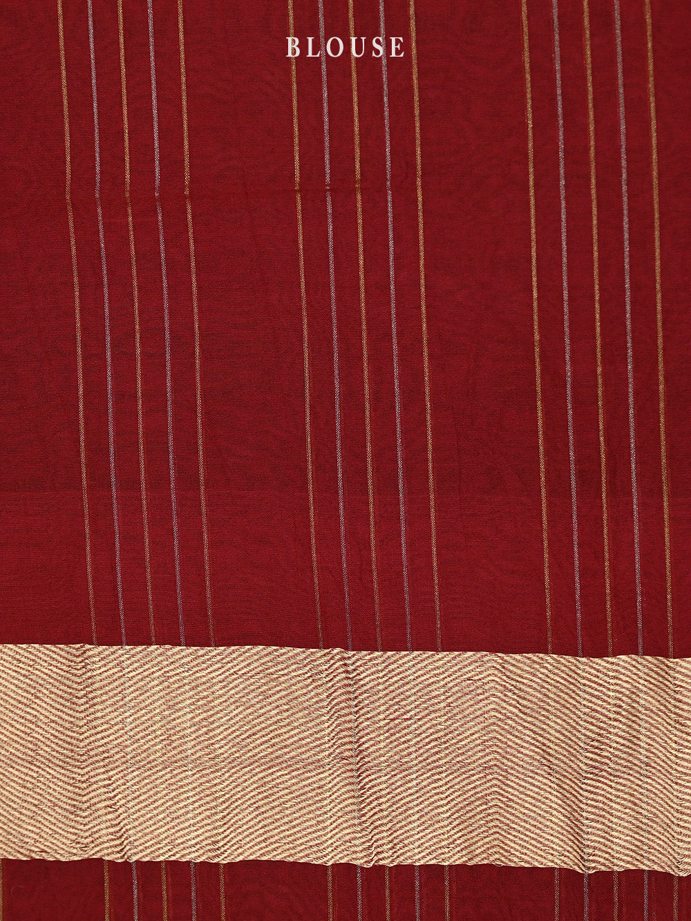 Red Broad Border Organza Handloom Banarasi Saree - Sacred Weaves