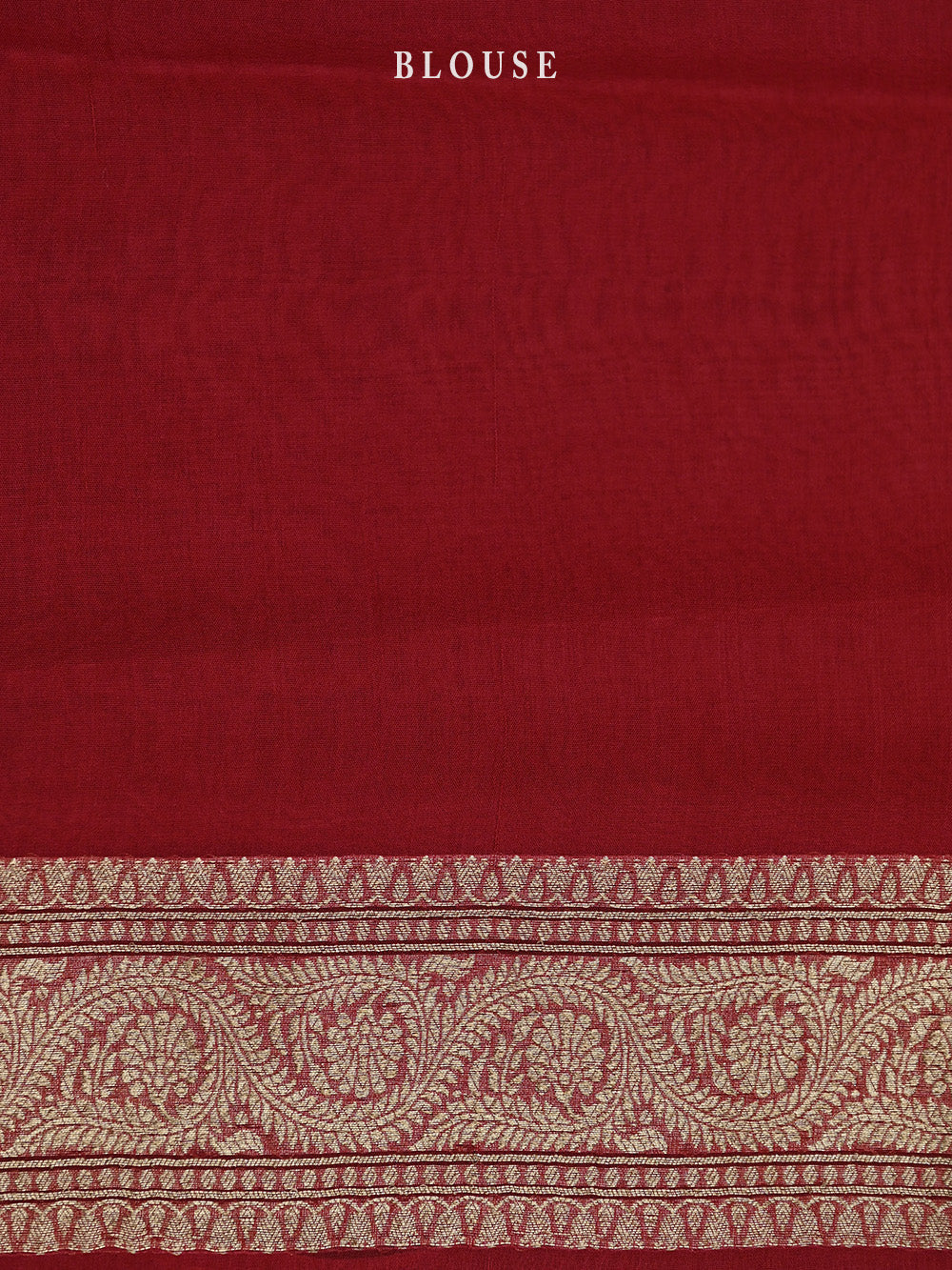 Red Stripe Organza Handloom Banarasi Saree - Sacred Weaves