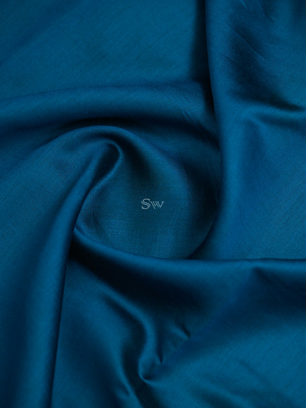Midnight Blue Pashmina Moonga Silk Handloom Banarasi Saree - Sacred Weaves