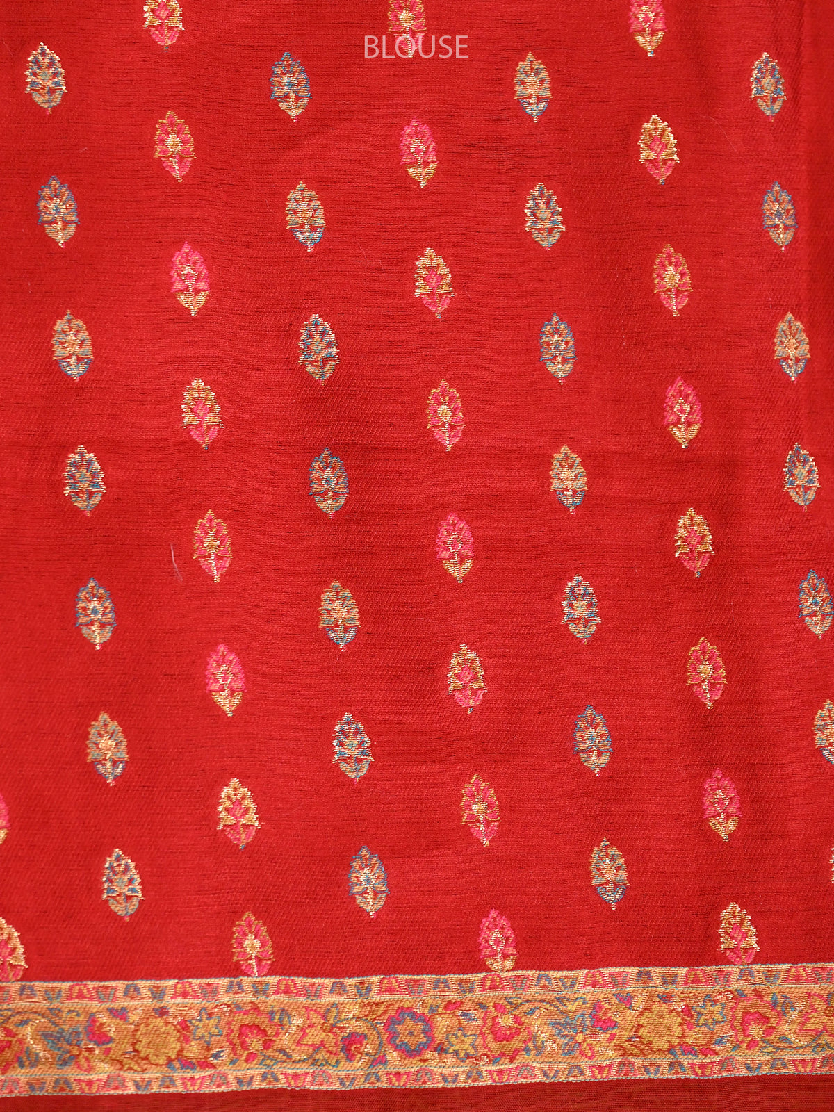 Maroon Pashmina Moonga Silk Handloom Banarasi Saree - Sacred Weaves