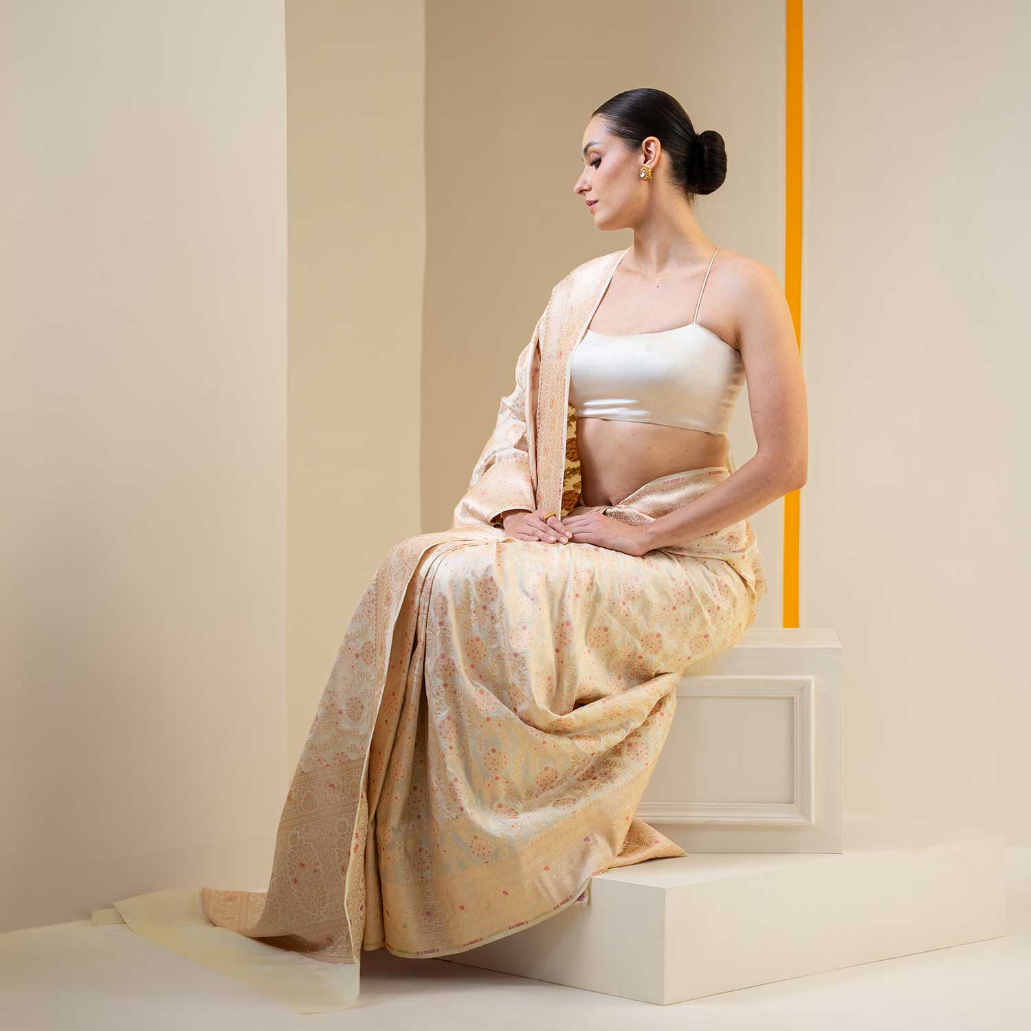 Pure Uppada Silk Banarasi Sarees by Sacred Weaves