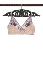 Pastel Purple Meenakari Uppada Silk Banarasi Ready-Made Blouse - Sacred Weaves