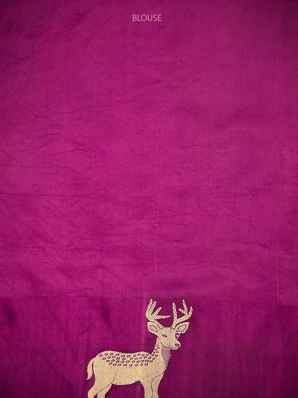 Dark Magenta Booti Katan Silk Handloom Banarasi Saree - Sacred Weaves