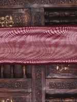 Maroon Silk Brocade Handloom Banarasi Saree - Sacred Weaves