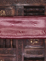 Maroon Silk Brocade Handloom Banarasi Saree