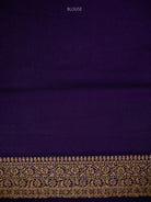 Red Mantra Khaddi Georgette Handloom Banarasi Saree - Sacred Weaves