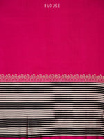 Wine Silk Brocade Handloom Banarasi Saree
