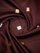 Wine Sona Roopa Booti Katan Silk Handloom Banarasi Suit - Sacred Weaves