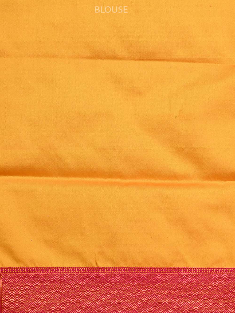 Yellow Tanchoi Silk Handloom Banarasi Saree - Sacred Weaves