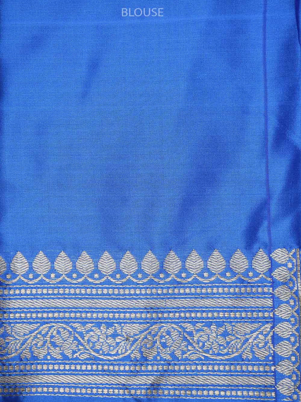 Red Pink Boota Katan Silk Handloom Banarasi Saree - Sacred Weaves