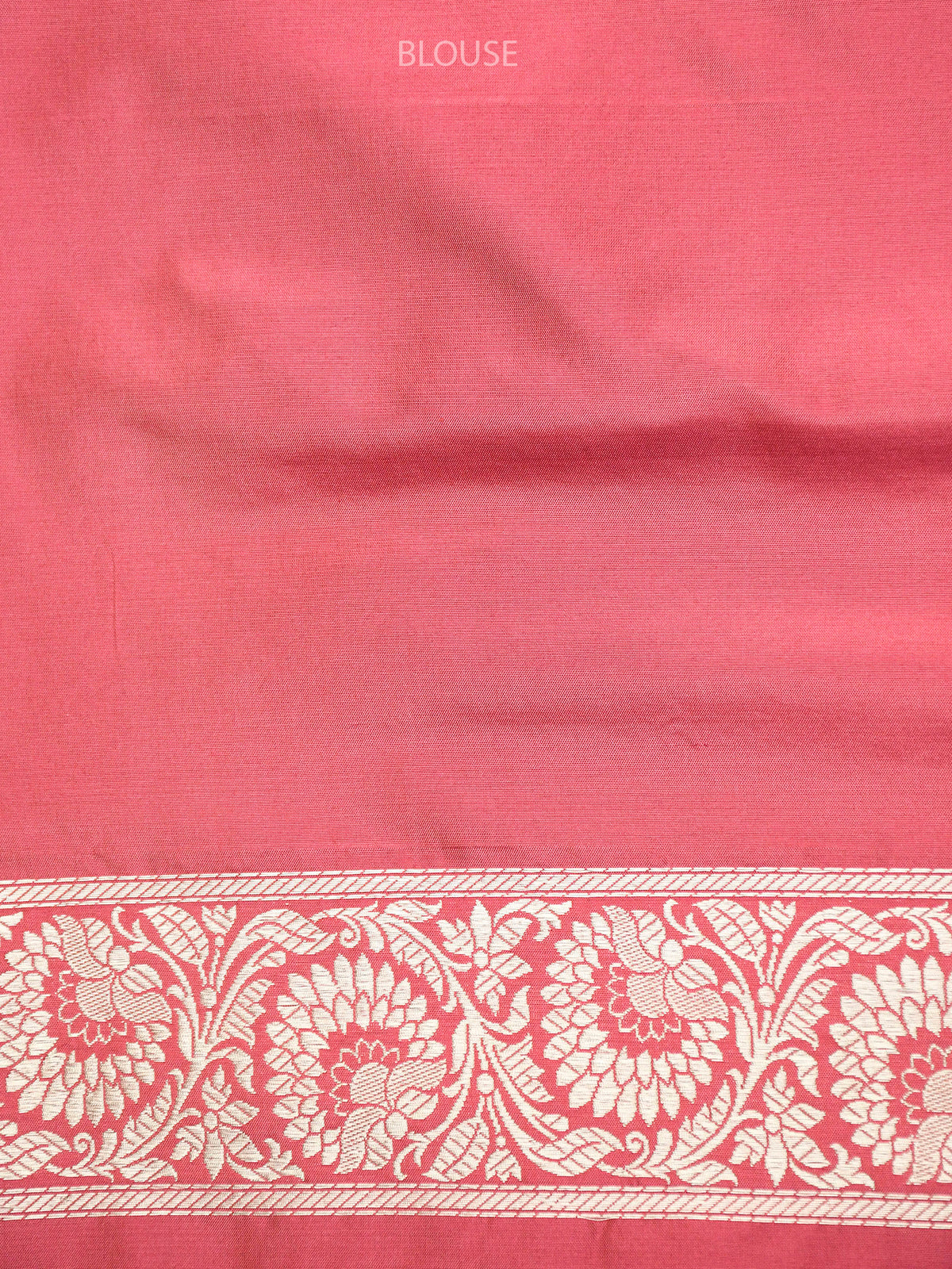 Pink Katan Silk Handloom Banarasi Saree -Sacred Weaves