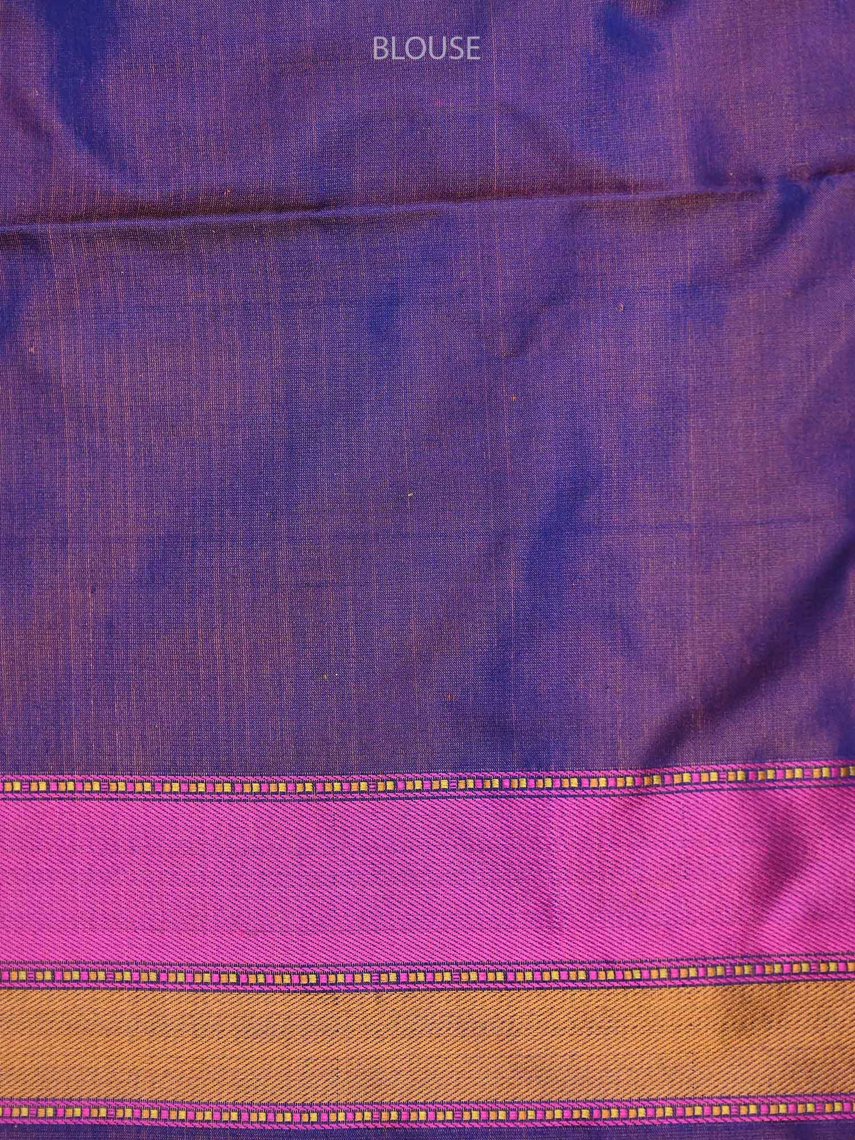 Mustard Magenta Tanchoi Silk Handloom Banarasi Saree - Sacred Weaves