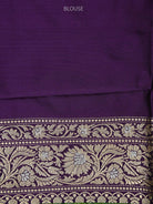 Purple Katan Silk Handloom Banarasi Saree - Sacred Weaves