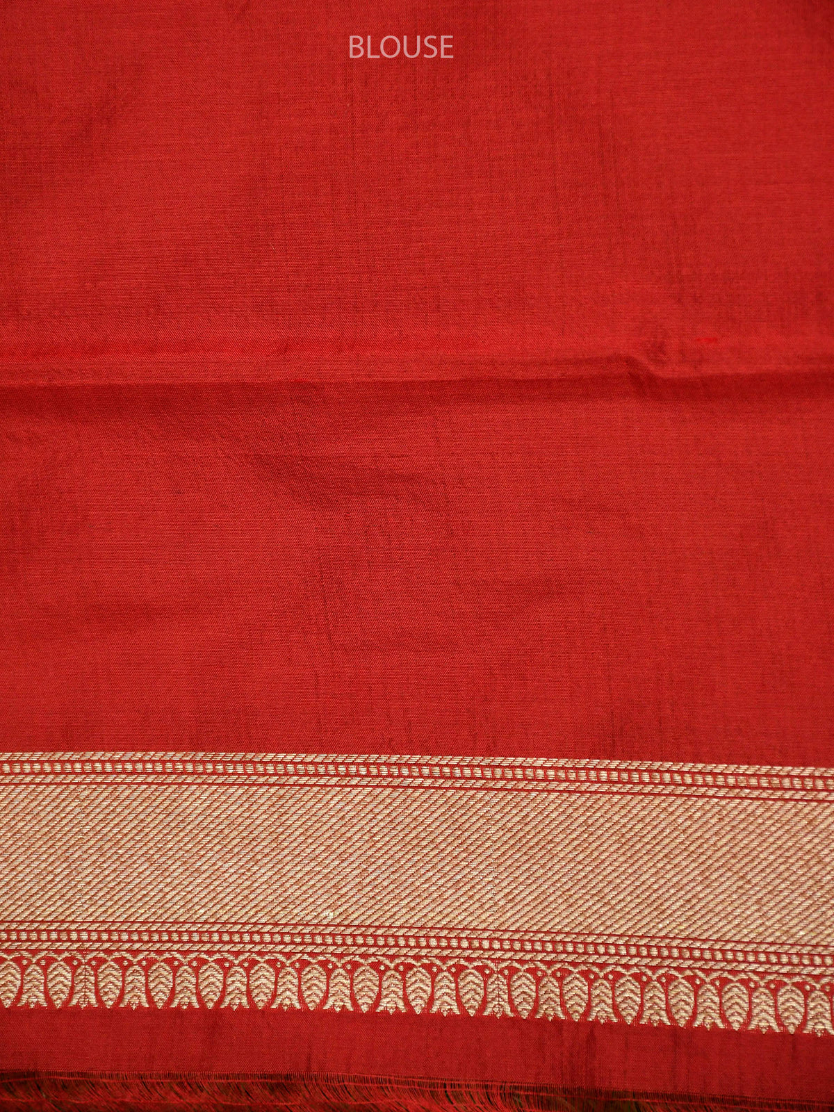 Red Katan Silk Brocade Handloom Banarasi Saree - Sacred Weaves