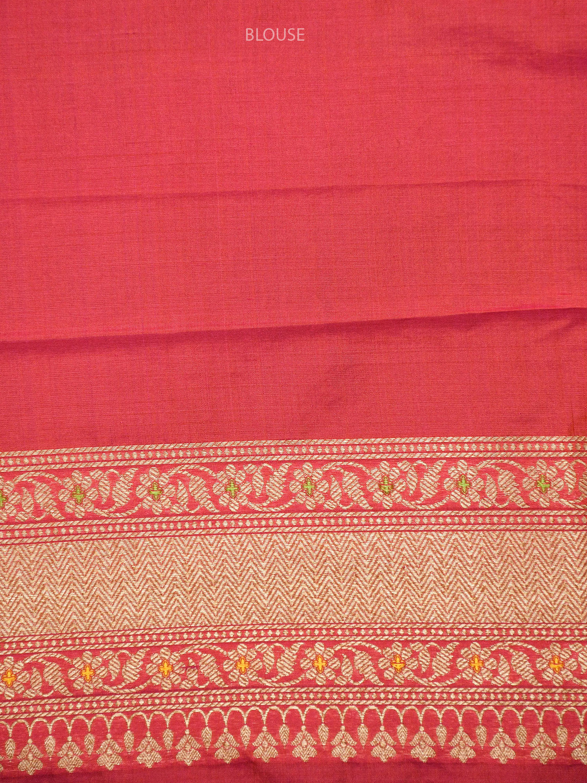 Pink-Orange Katan Silk Brocade Handloom Banarasi Saree - Sacred Weaves