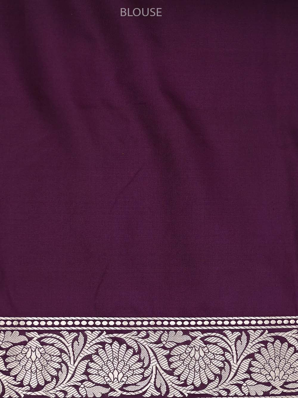 Wine Jaal Katan Silk Handloom Banarasi Saree - Sacred Weaves