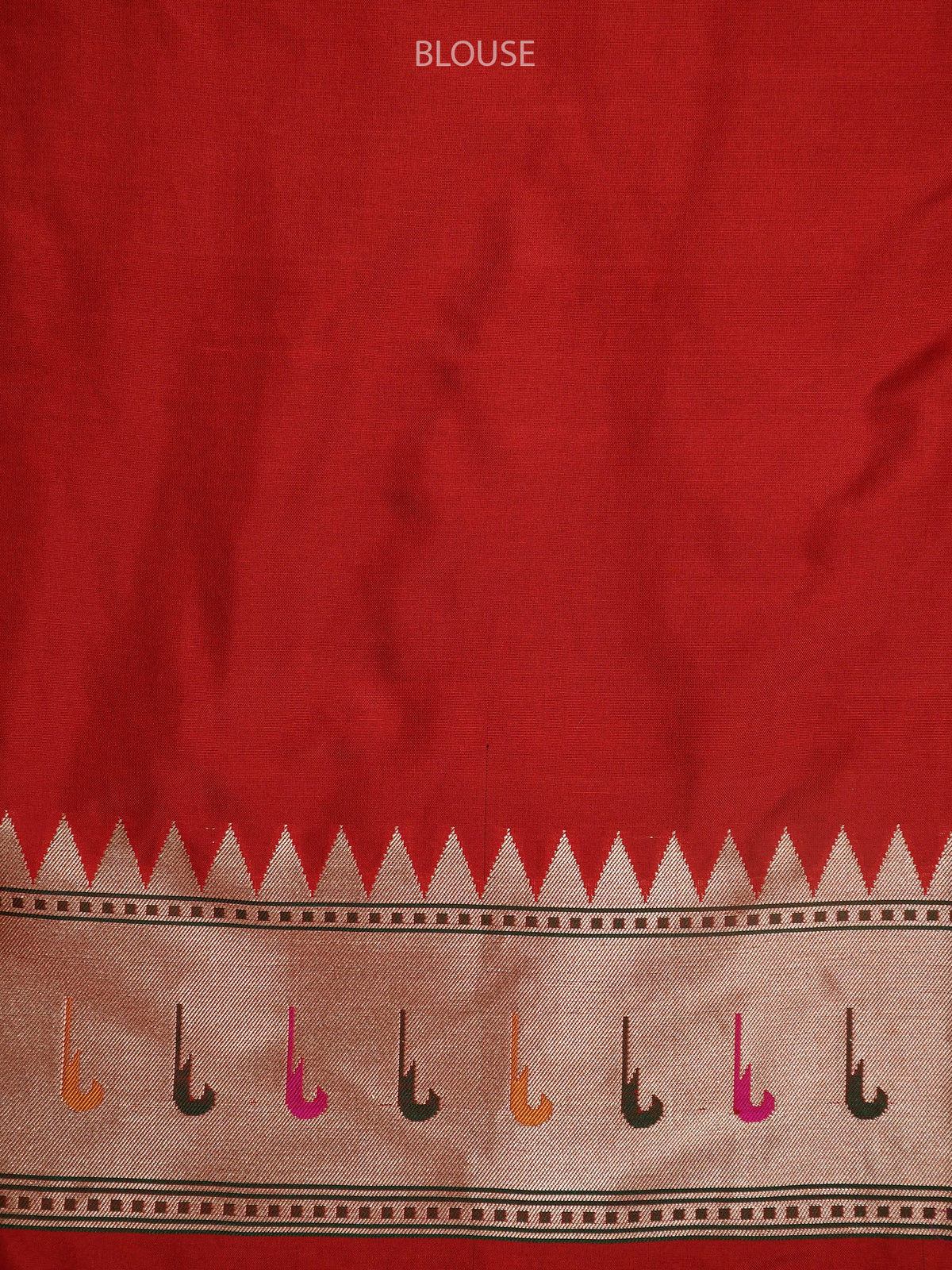 Beige Paithani Katan Silk Handloom Banarasi Saree - Sacred Weaves