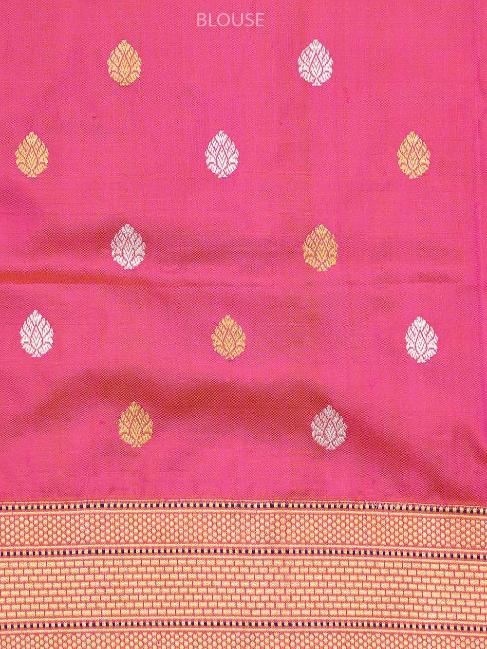Red Meenakari Katan Silk Handloom Banarasi Saree - Sacred Weaves
