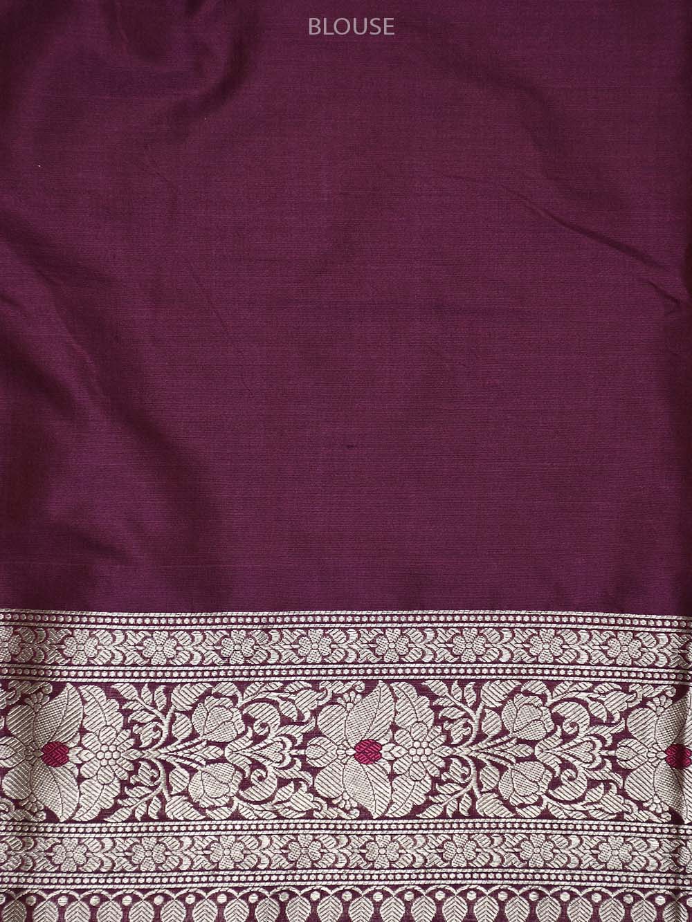 Wine Meenakari Uppada Katan Silk Handloom Banarasi Saree - Sacred Weaves