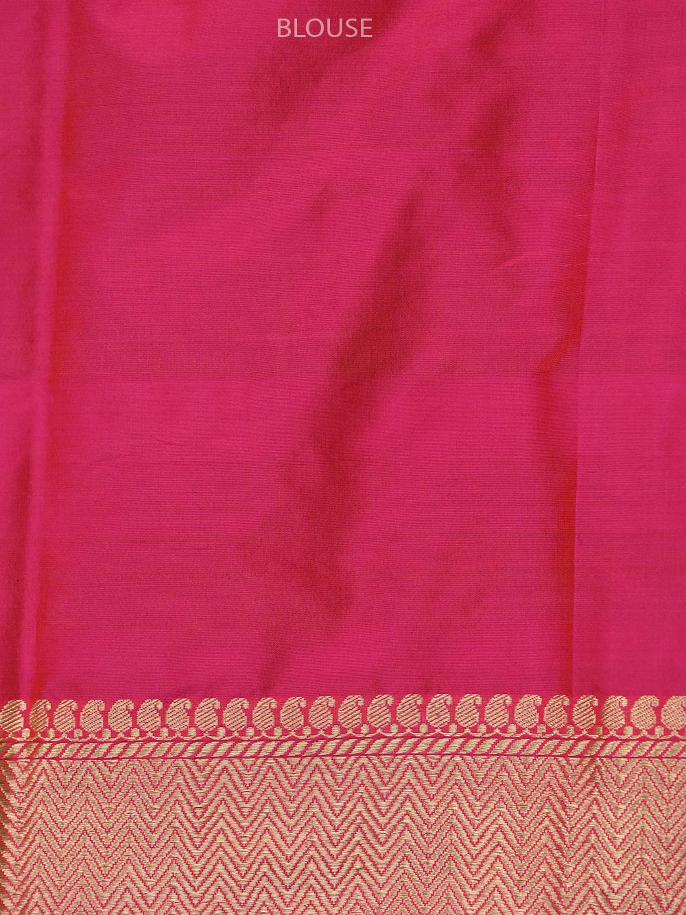 Dark Pink Orange Jaal Katan Silk Handloom Banarasi Saree - Sacred Weaves