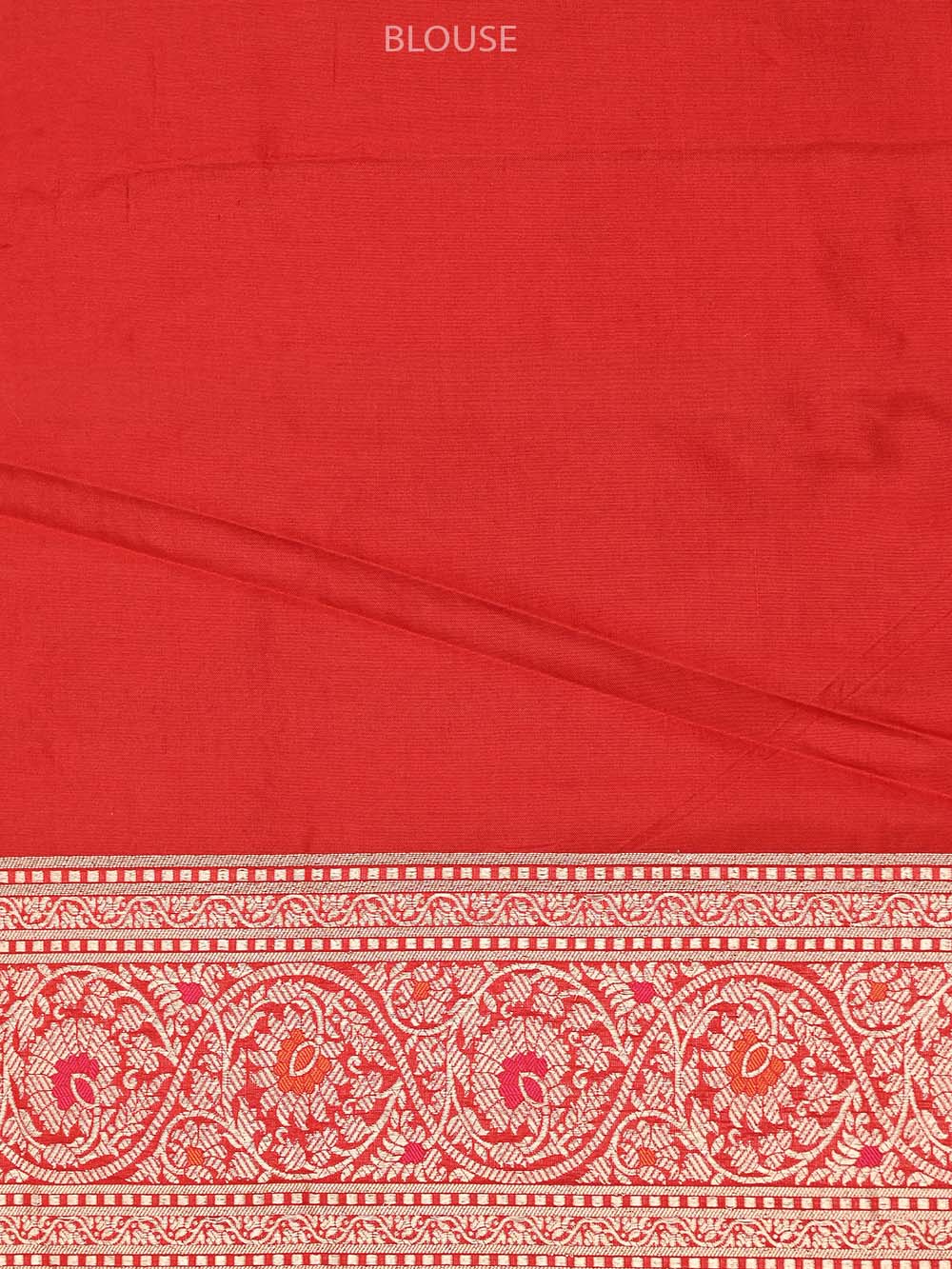 Red Meenakari Uppada Katan Silk Handloom Banarasi Saree - Sacred Weaves