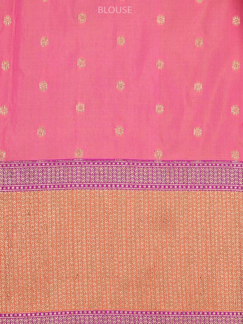 Parrot Green Katan Silk Shikargah Handloom Banarasi Saree - Sacred Weaves