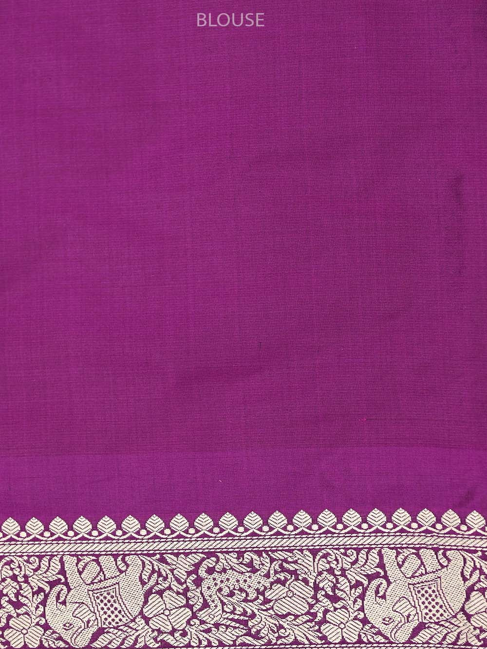 Purple Shikargah Katan Silk Handloom Banarasi Saree - Sacred Weaves