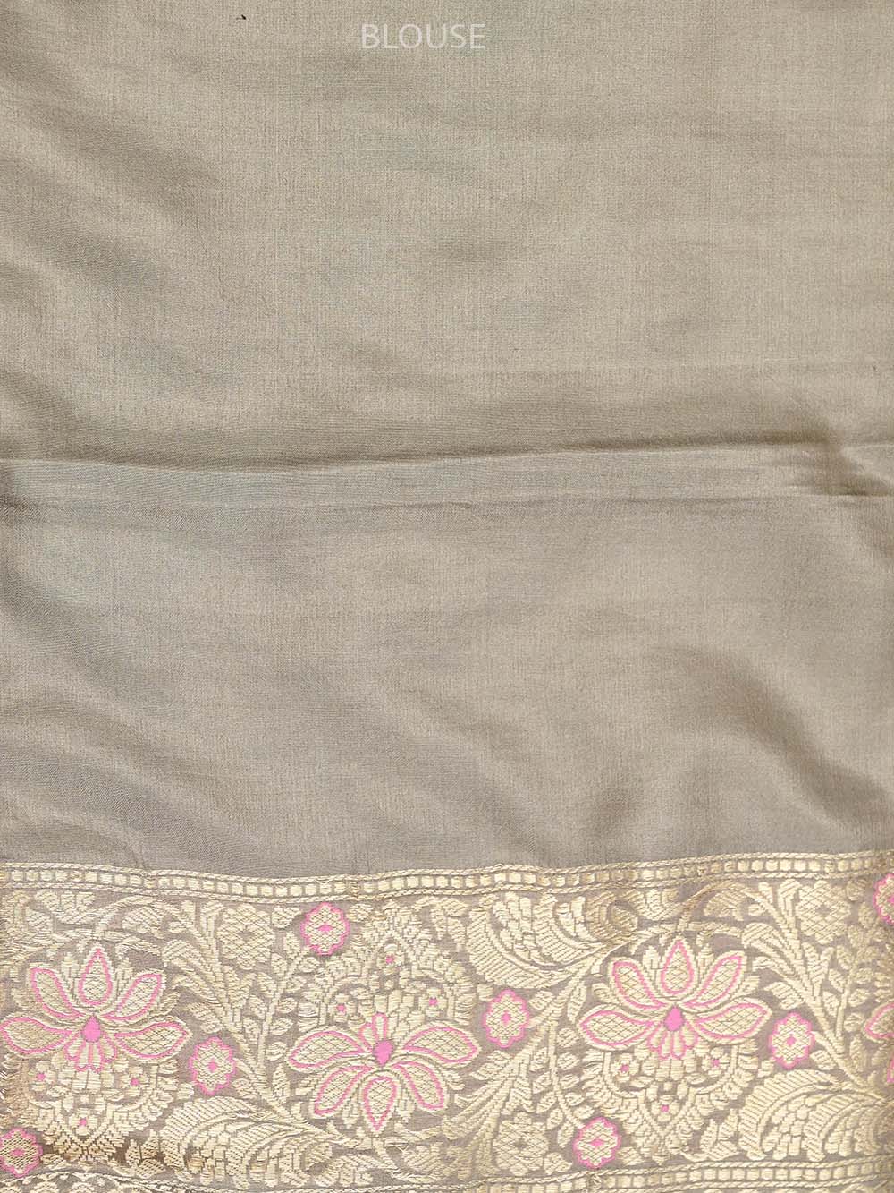 Dark Beige Mashru Satin Silk Handloom Banarasi Saree - Sacred Weaves