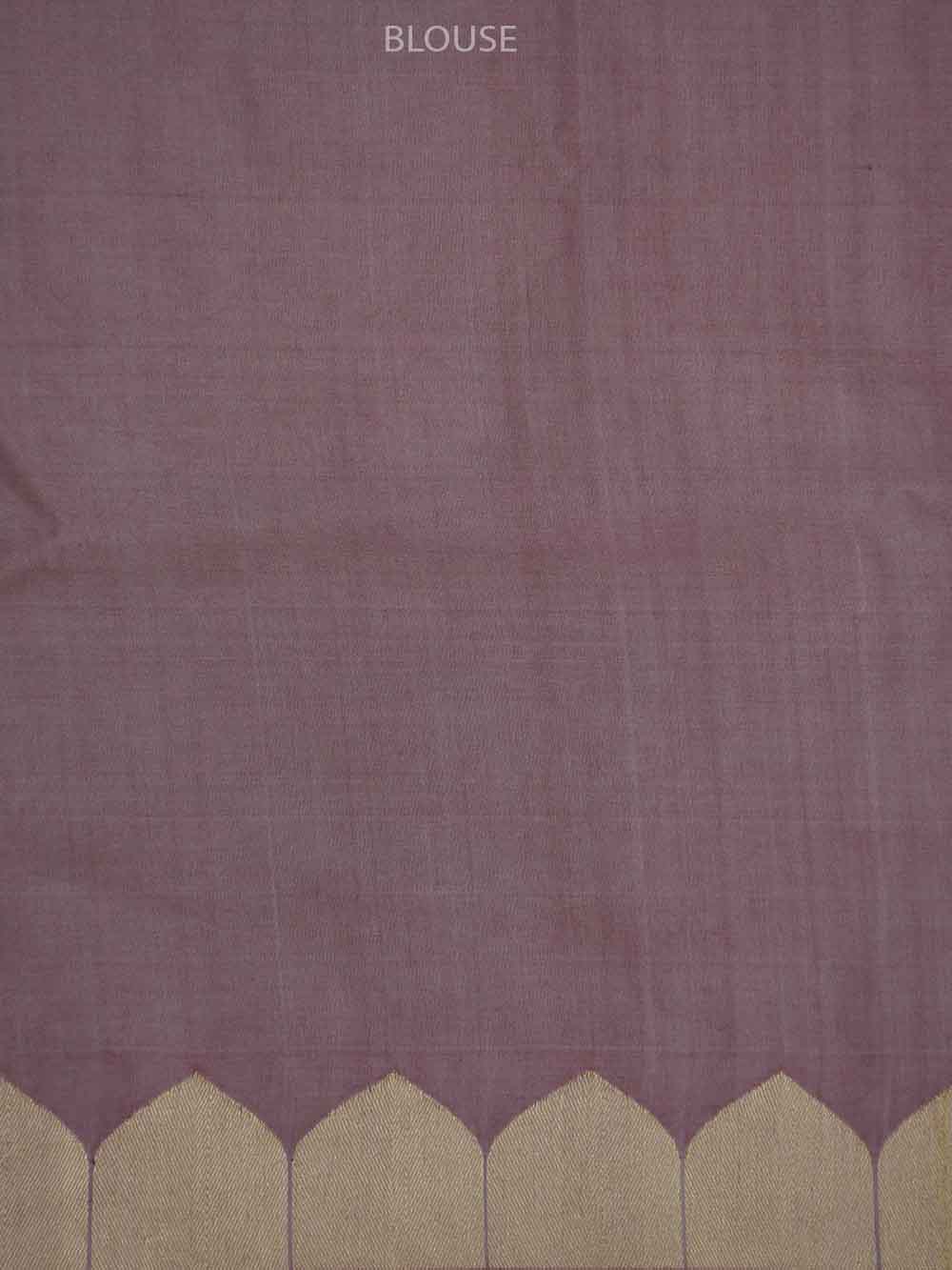 Pink Plain Satin Silk Handloom Banarasi Saree - Sacred Weaves