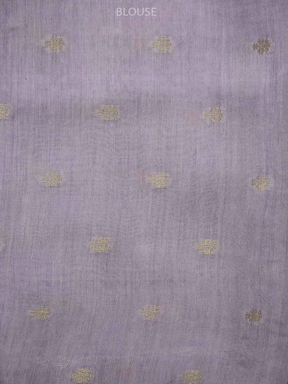 Multicolor Rangkat Organza Handloom Banarasi Saree - Sacred Weaves