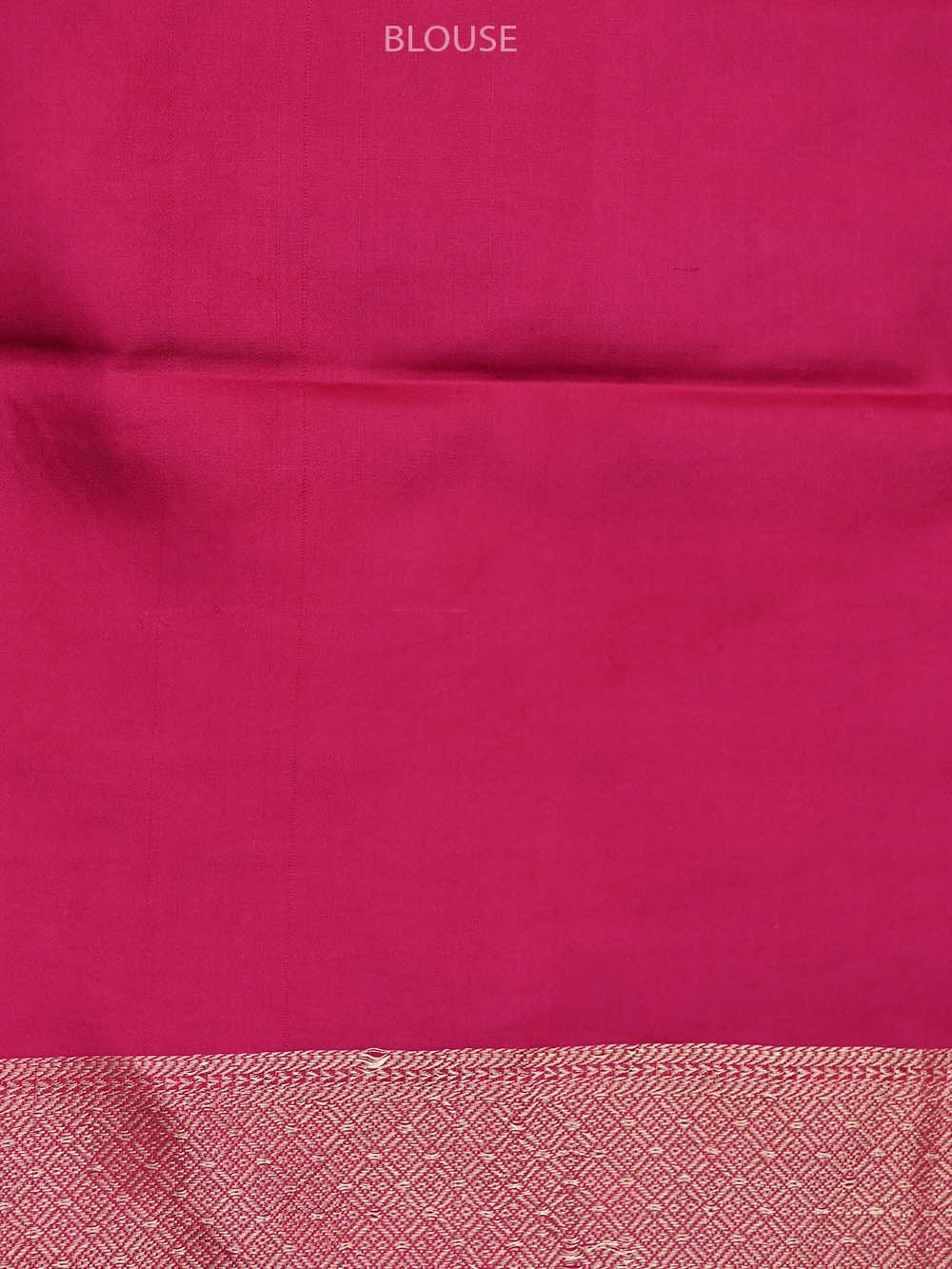 Magenta Plain Satin Silk Handloom Banarasi Saree - Sacred Weaves