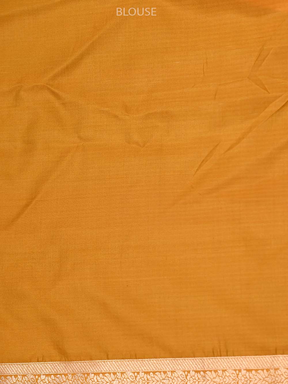 Mustard Katan Silk Shikargah Brocade Handloom Banarasi Saree - Sacred Weaves