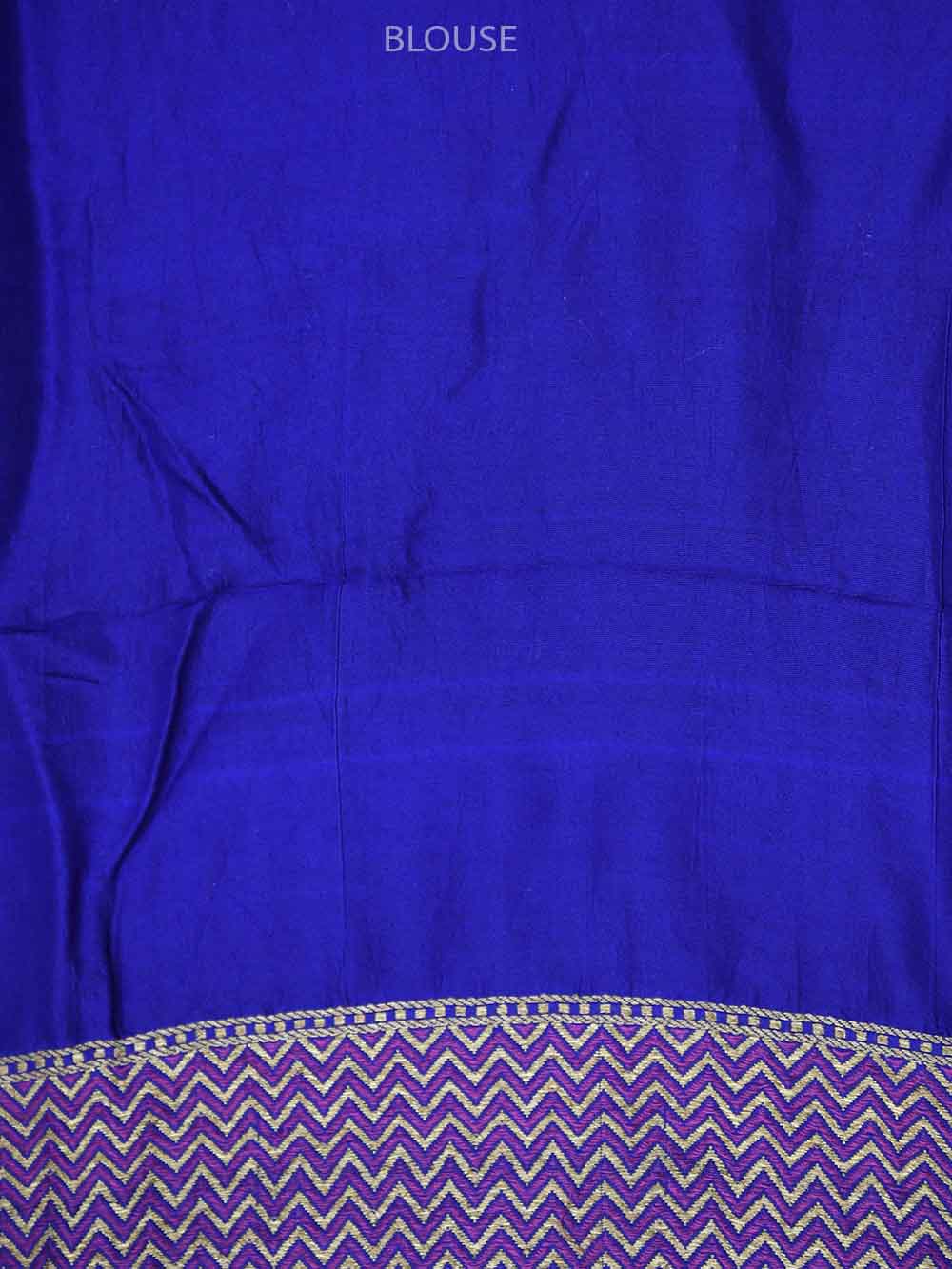 Dark Green Tussar Silk Handloom Banarasi Saree - Sacred Weaves