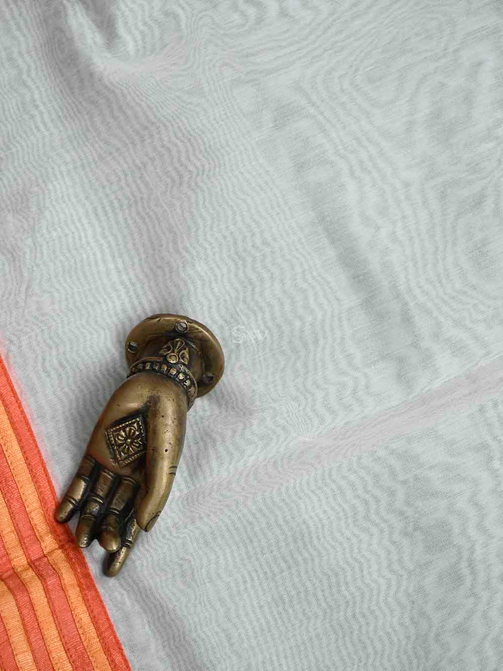 Peach Cotton Silk Handloom Banarasi Suit - Sacred Weaves